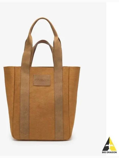 Workwear Logo Patch Top Handle Tote Bag Caramel - JW ANDERSON - BALAAN 2