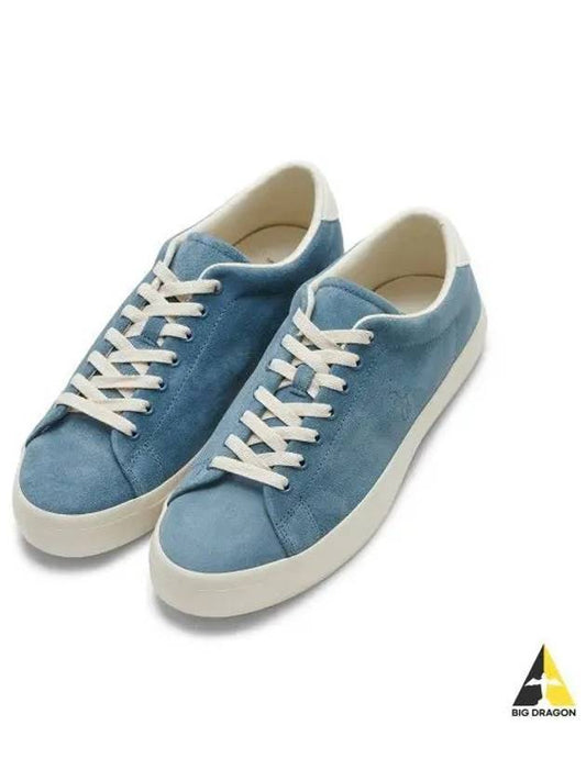 Longwood suede sneakers blue - POLO RALPH LAUREN - BALAAN 1