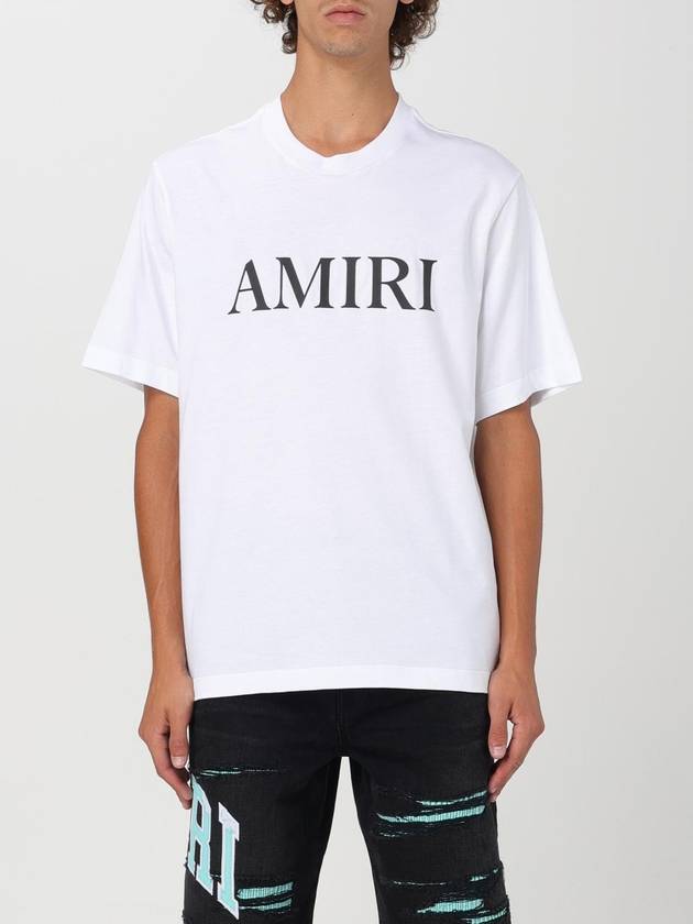 T-shirt Amiri in cotone con stampa logo - AMIRI - BALAAN 1