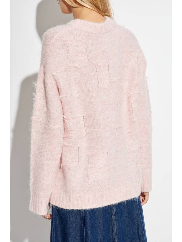 Munthe Woolen Sweater, Women's, Pink - MUNTHE - BALAAN 4