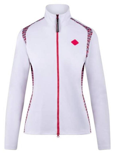 Women's Solar Print Full Zip Mid Layer Jacket Red - J.LINDEBERG - BALAAN 2