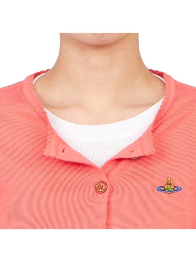 Women s Bea Crop Cardigan Coral - VIVIENNE WESTWOOD - BALAAN 11