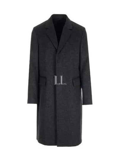 Polyester Wool Single Coat Grey - ACNE STUDIOS - BALAAN 2