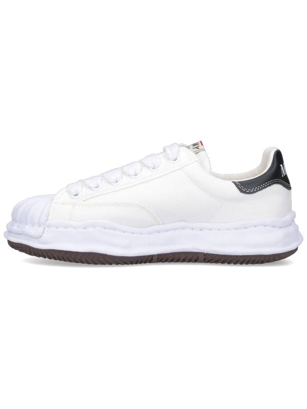 Blakey OG Sole Canvas Low Top Sneakers White - MAISON MIHARA YASUHIRO - BALAAN 4