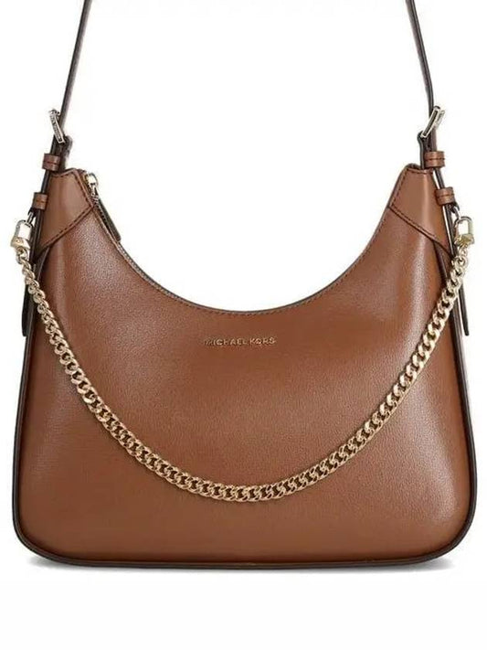 Wilma Chain Leather Shoulder Bag Brown - MICHAEL KORS - BALAAN 2