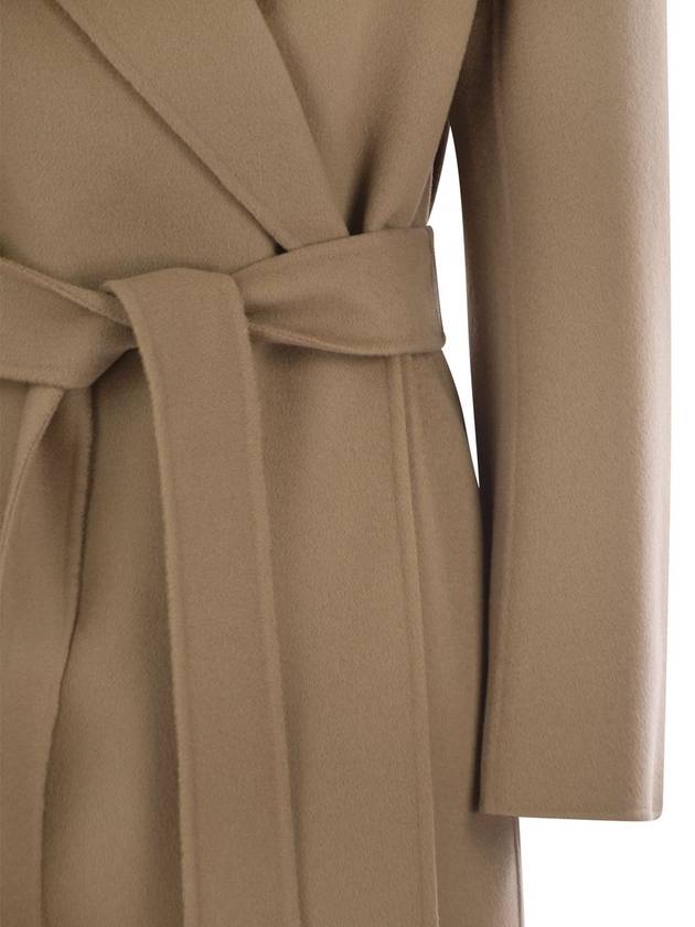 Libya Wool Single Coat Brown - S MAX MARA - BALAAN 5