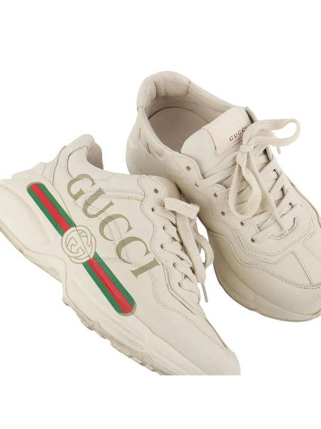 528892 Rhyton strip logo sneakers 36 1 2 size 34274Y - GUCCI - BALAAN 8