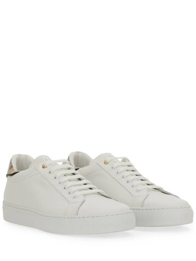 Stripe Logo Low Top Sneakers White - PAUL SMITH - BALAAN 5