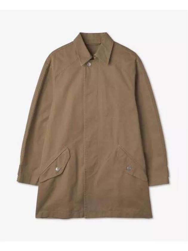 Pierry Cotton Single Coat Khaki - ISABEL MARANT - BALAAN 2