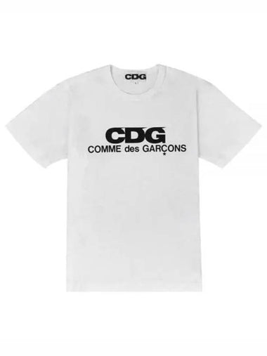 CDG logo t shirt white - COMME DES GARCONS - BALAAN 1