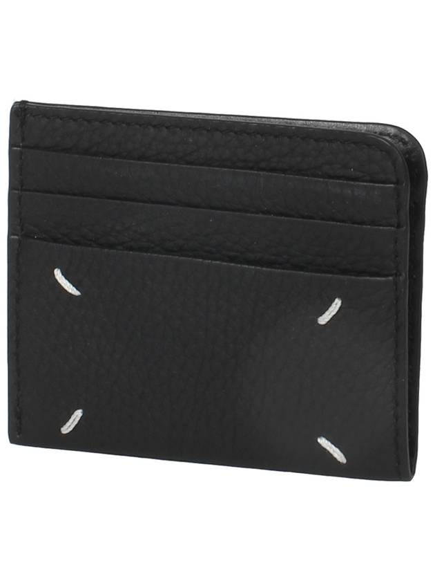 Four Stitch Card Wallet Black - MAISON MARGIELA - BALAAN 2