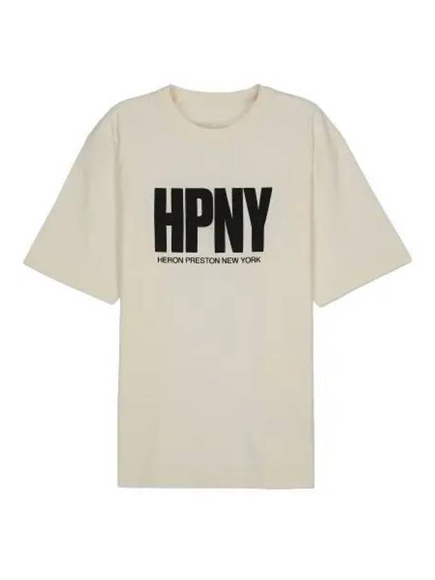 Heron Preston Logo Print T Shirt White Short Sleeve Tee - HERON PRESTON - BALAAN 1