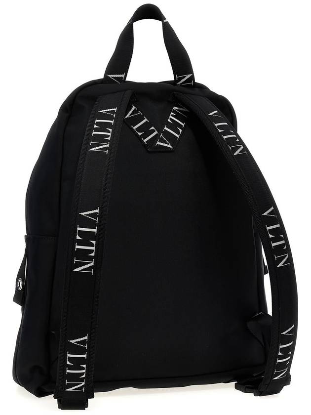 Nylon VLTN Backpack Black - VALENTINO - BALAAN 3