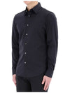 Structure Knit Sylvain Long Sleeve Shirt Eclipse - THEORY - BALAAN 4