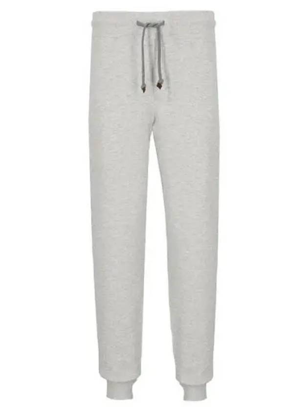 Ribbed Cuff Track Pants Light Grey - BRUNELLO CUCINELLI - BALAAN 2