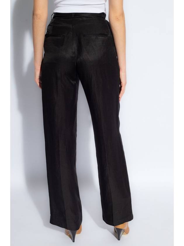 Anine Bing ‘Carrie’ High-waisted Trousers, Women's, Black - ANINE BING - BALAAN 4