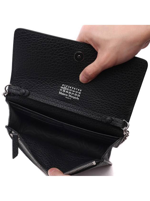 Stitch Large Chain Long Wallet Black - MAISON MARGIELA - BALAAN 7