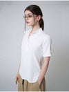 AW41TH09 Shirt collar top_white - ATHPLATFORM - BALAAN 7