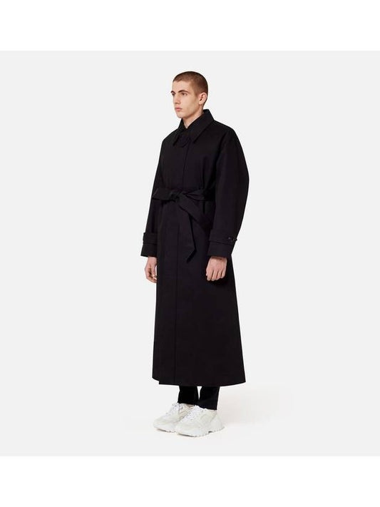 Belted Mac Single Coat Black - AMI - BALAAN 1