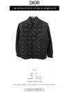 Cannage Overshirt Technical Fabric Black - DIOR - BALAAN 3