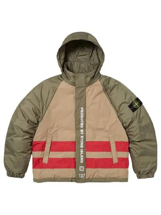 Reversible Down Puffer Padding Olive - SUPREME - BALAAN 2