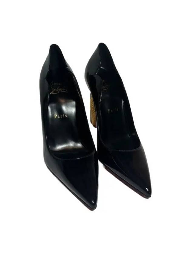 Women's Lip Chick Patent Pumps Black - CHRISTIAN LOUBOUTIN - BALAAN 3