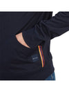 Cotton Jersey Zip Lounge Hoodie Navy - PAUL SMITH - BALAAN 8