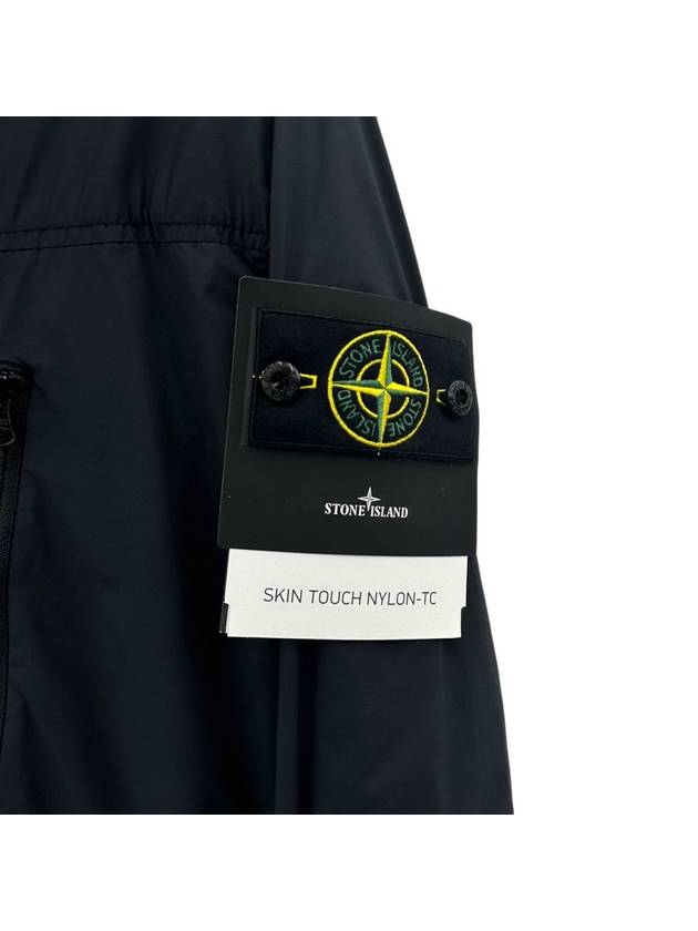 Skin Touch Nylon TC Hooded Jacket Black - STONE ISLAND - BALAAN 5