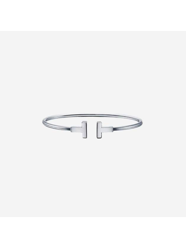 T wire bracelet medium white gold - TIFFANY & CO. - BALAAN 1