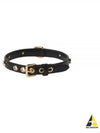 Leather Pet Collar Black - MIU MIU - BALAAN 2