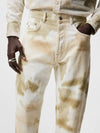 Cody Drip Dye Regular Jeans Aloe Khaki Beige - J.LINDEBERG - BALAAN 5