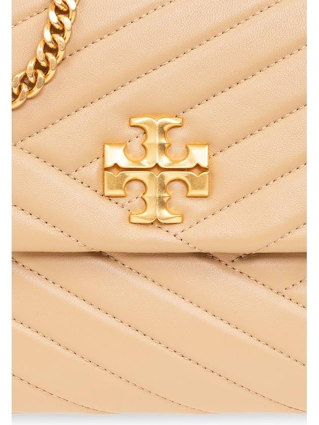 Tory Burch ‘Kira’ Quilted Shoulder Bag, Women's, Beige - TORY BURCH - BALAAN 6