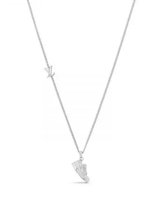 LV Trainer Necklace Silver - LOUIS VUITTON - BALAAN 2