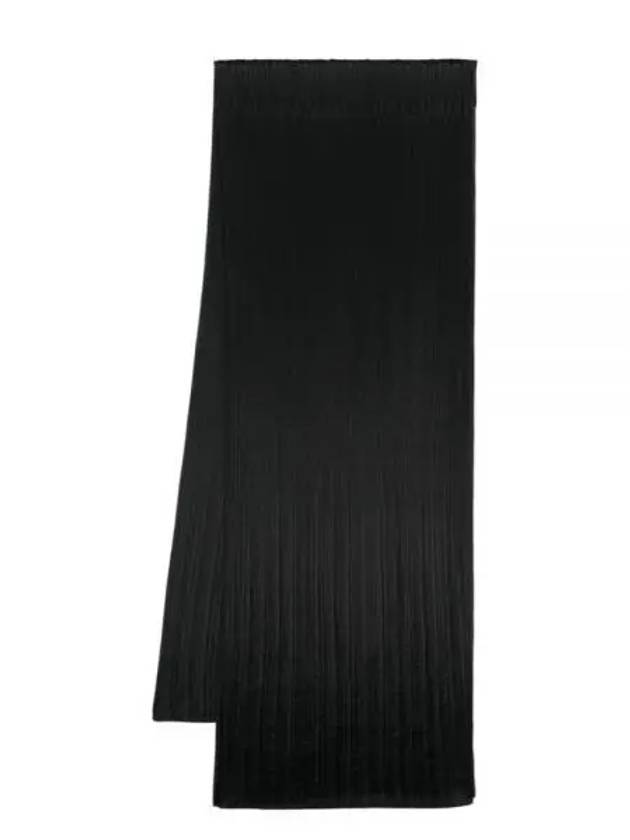 Pleated Scarf Black - ISSEY MIYAKE - BALAAN 2