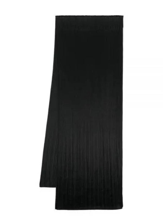 Pleated Scarf Black - ISSEY MIYAKE - BALAAN 2