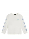 Camillo Graphic Crew Neck Long Sleeve T-Shirt Cloud White - J.LINDEBERG - BALAAN 2