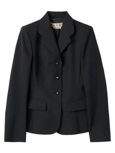 three button jacket black - MARNI - BALAAN 1