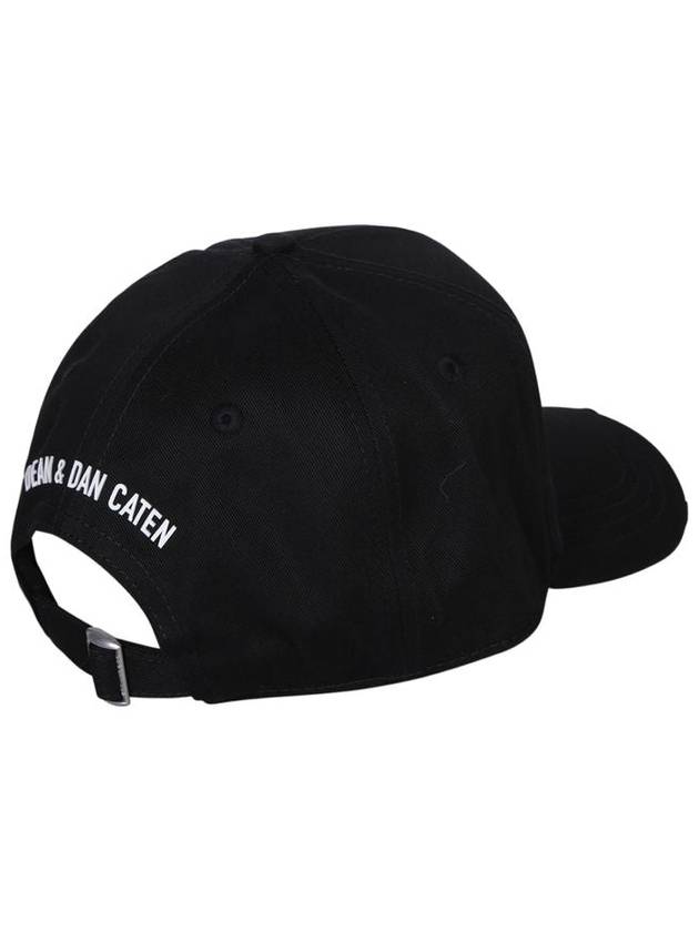 Branded Baseball Cap Men's Black - DSQUARED2 - BALAAN 4