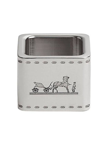 Mini Bolduc Twilly Ring Silver - HERMES - BALAAN 1