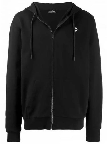 Wings Long Sleeve Hooded Sweatshirt Black CMBE001E19630006 1001 - MARCELO BURLON - BALAAN 1