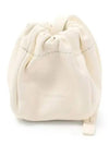 Women's Ripple Mini Pouch Bucket Bag White - JIL SANDER - BALAAN 3