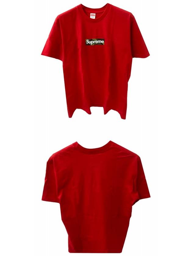 Box Logo Short Sleeve T-Shirt Red - SUPREME - BALAAN 5