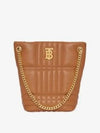 Lola Quilted Lambskin Small Bucket Bag Brown - BURBERRY - BALAAN 2