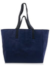 Maison Kitsune Reversible Tote Bag Navy - BARBOUR - BALAAN 4