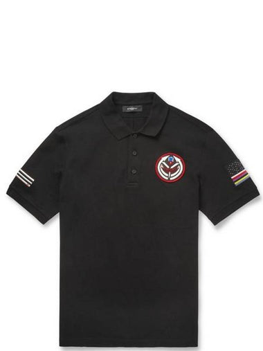 African Target Patch Polo Shirt - GIVENCHY - BALAAN 1