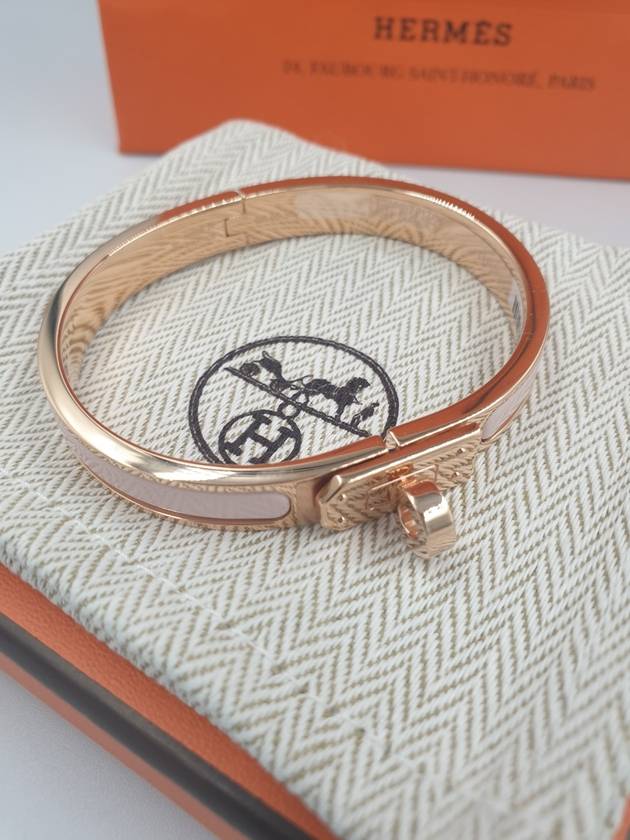 Mini Clic Kelly Bracelet Rose Gold - HERMES - BALAAN 6