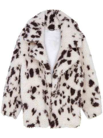 Animal Print Fake Fur Coat 6800883CJ950 - STELLA MCCARTNEY - BALAAN 1