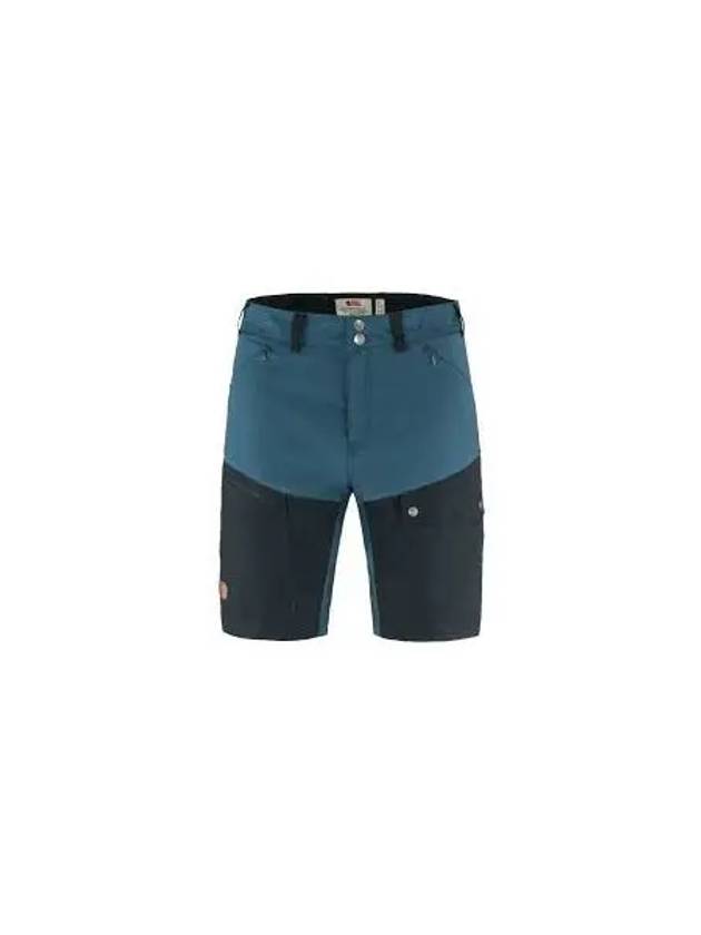 Men's Abisco Midsummer Shorts Indigo Blue Dark Navy - FJALL RAVEN - BALAAN 2