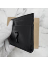 Heart Logo Leather Card Wallet Black - AMI - BALAAN 7