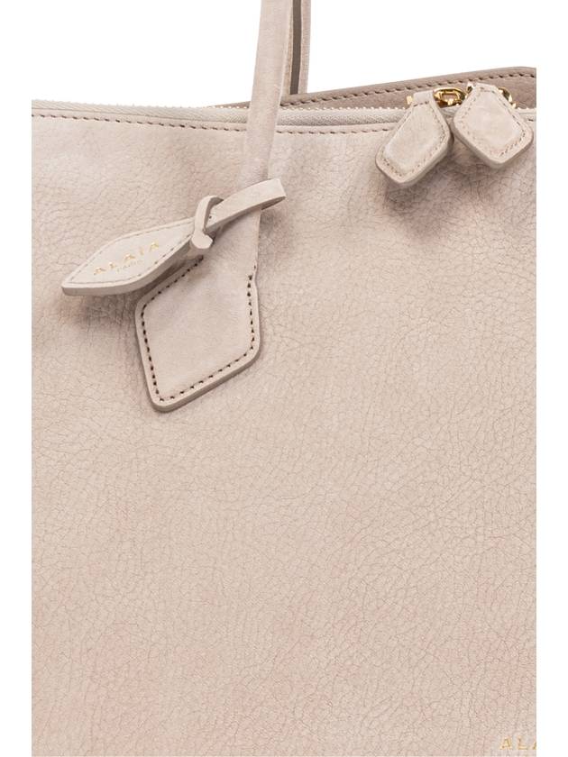 Alaïa Shoulder Bag Le Teckel Tote, Women's, Beige - ALAIA - BALAAN 6